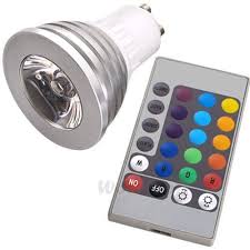 Gu10 RGB control ampolleta